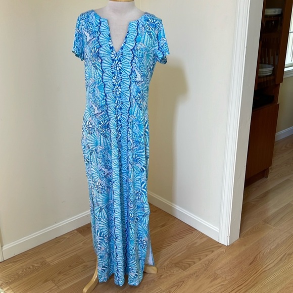 New! Lilly pulitzer large Sophiletta short sleeve maxi dress.